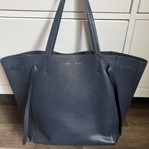 Navy Celine Cabas Tote (small)